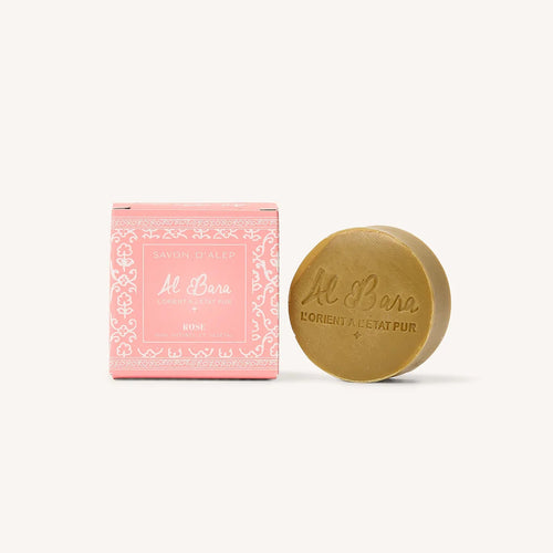 Savon d'Alep Parfumé à la Rose - 50g