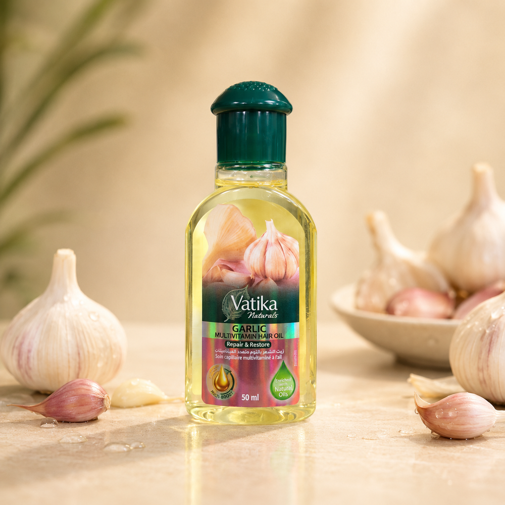 HUILE CAPILLAIRE MULTIVITAMINÉE À L'AIL — REPAIR & RESTORE (50 ML)