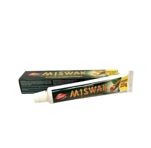 DABUR ORIGINAL MISWAK TOOTHPASTE | NATURAL CLEANING AND DENTAL PROTECTION | 75G